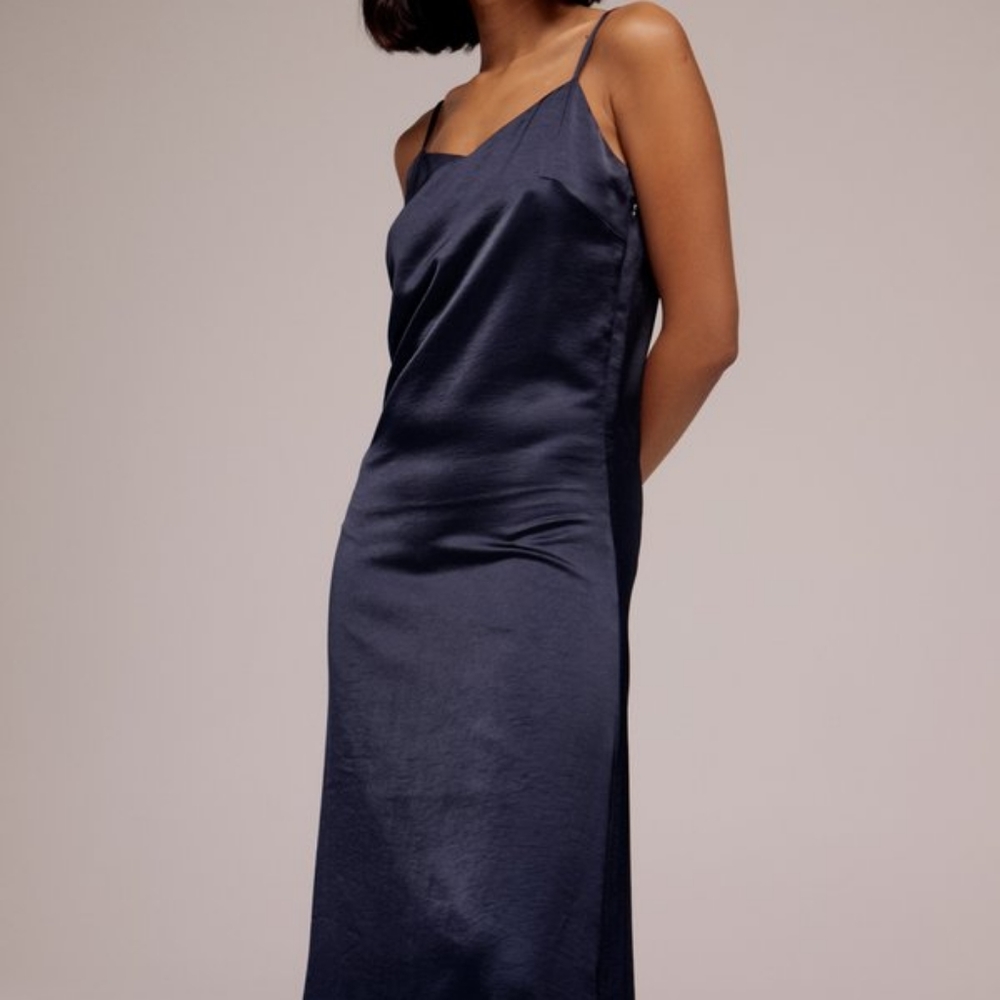 Meijong Park Satin Slip Dress - Picture 2 of 8